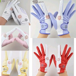 ถุงมือกอล์ฟ ถุงมือกอล์ฟ​ผู้หญิง​(คู่)  พร้อมส่งในไทย