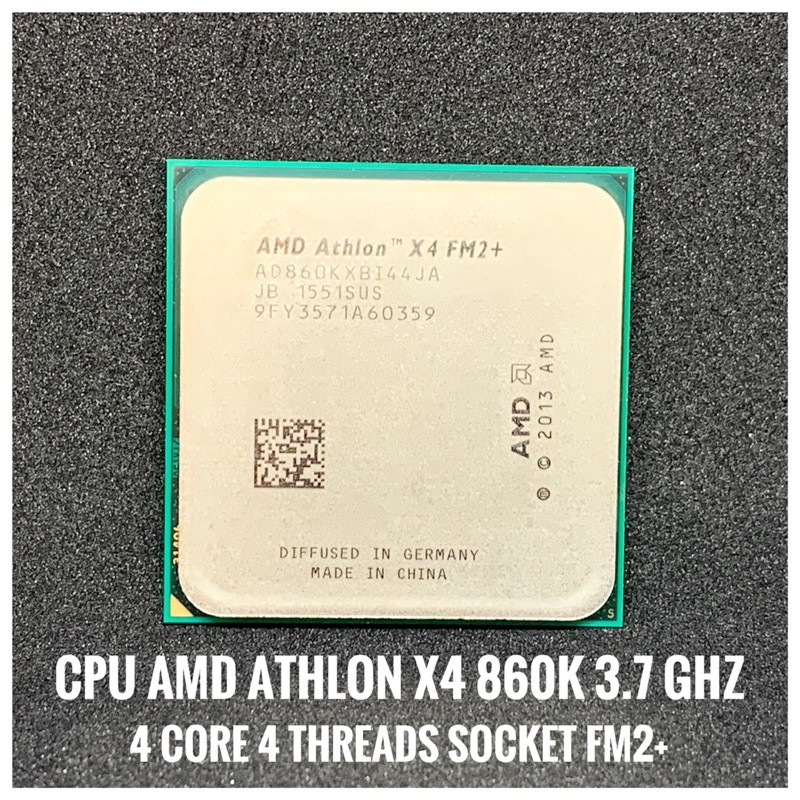 [CPU] AMD Athlon X4 860K 3.7 GHz 4 core 4 threads Socket FM2+