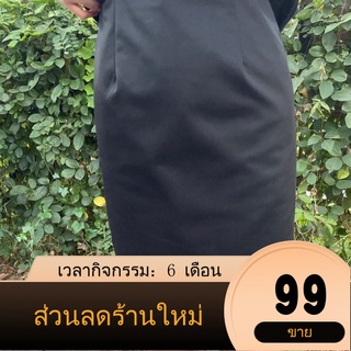 【CCร้านแฟชั่น】กระโปรงนักศึกษา สีดำ ผ่าหลังเกย (ตัดตัวต่อตัวสั่งได้เลยครับ)ใหม่