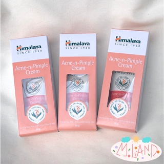 [ฉลากไทย] Himalaya Acne-N-Pimple Cream 30 g / หิมาลายา ครีมบำรุงผิวสำหรับผู้มีปัญหาสิว