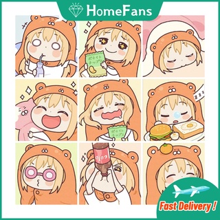 【HF】Himouto! Umaru-chan ภาพวาดปักเพชร ลายน่ารัก 5D ขนาด 30x30 ซม. 40x40 ซม. 50x50 ซม. สําหรับตกแต่งบ้าน DIY