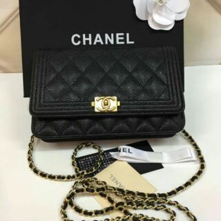 Chanel woc หนังคาเวียร์