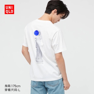 เสื้อยืดที่คุณต้องการใหม่ เสื้อยืดแขนสั้น พิมพ์ลาย Uniqlo JEFF KOONS สําหรับผู้ชาย และผู้หญิง 443588 ยูนิโคล่ขนาดเต็มS-5