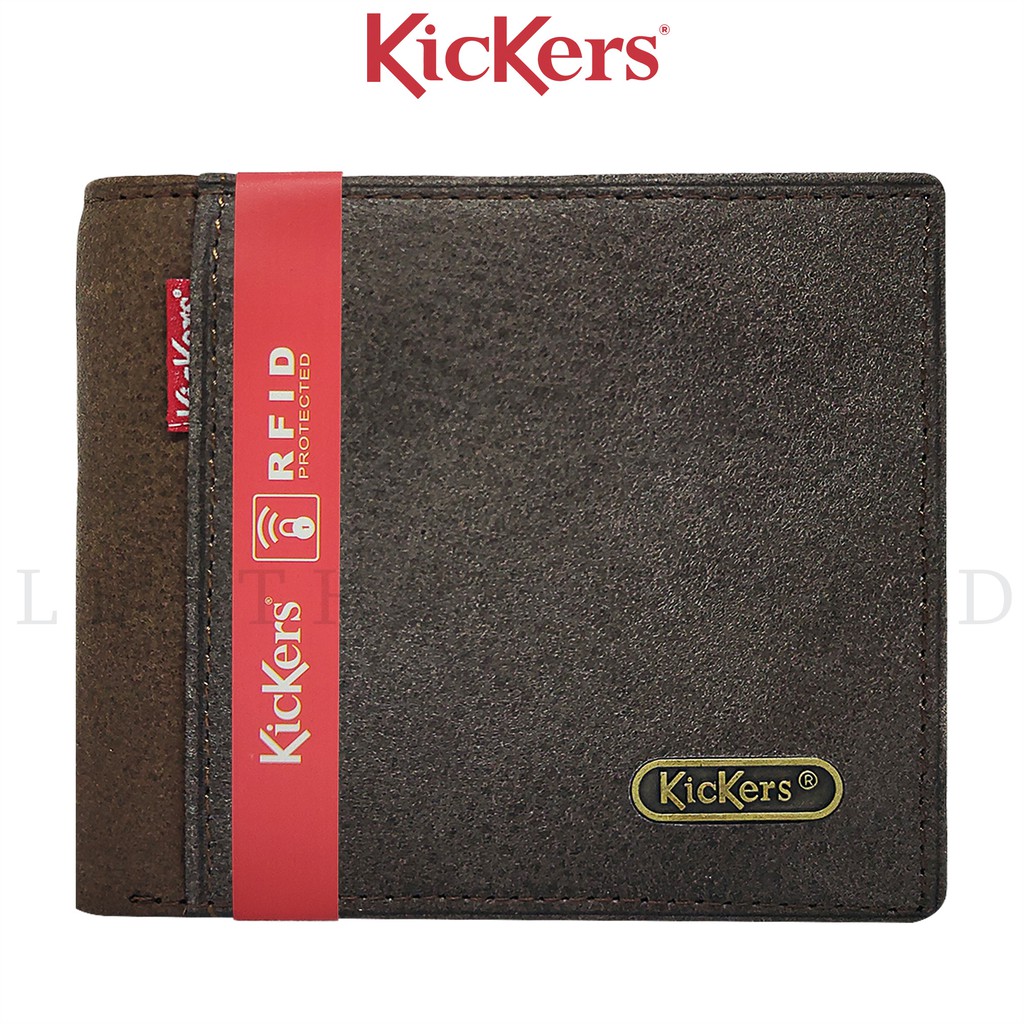 Kickers Top Grain Leather RFID Protected Two Tone Wallet With Phone Pin KDNM-NC-50610