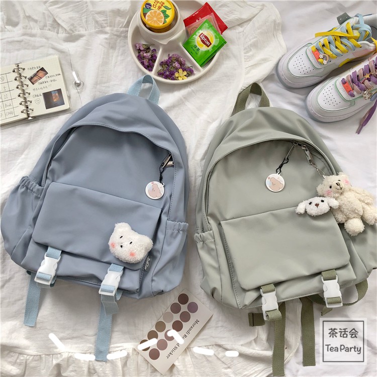 Macaron girl heart small backpack Korean ins small fresh shoulder bag