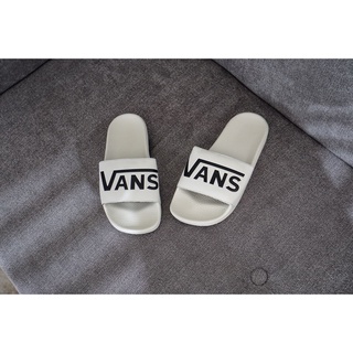 [ของแท้ ส่งฟรี จากไทย] VANS SLIDE-ON "WHITE" (รุ่นเก่า)