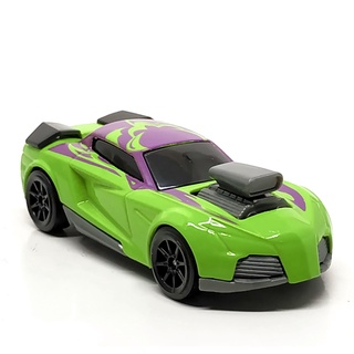 Majorette Fiction Racer Collection Green / Purple - Gray Base /scale 1/64 (3 inches) / Ref 910 no Package