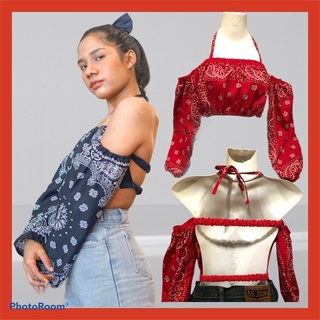 เสื้อผ้าเช็ดหน้าวินเทจเปิดหลัง เซ็กซี่พร้อมส่งส่งไว
