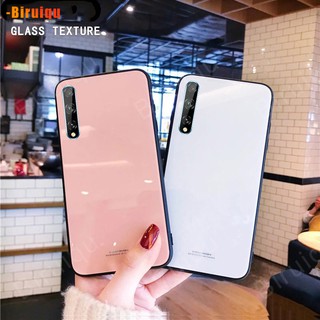 Huawei Y8P 2020 Glass + TPU Glass Phone Case Cover Hard Case เคสสำหรับ ฟิล์มกระจกนิรภัย