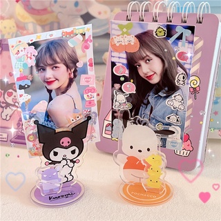 คลิปหนีบโฟโต้การ์ด อะคริลิค ขนาดเล็ก ลาย Sanrio Kuromi Pochacco น่ารัก