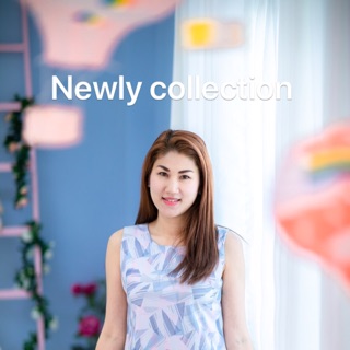 ชื่อ สินค้า   เดรสแขนกุดชายระบาย 8 แฉก  newly collection ผ้าดิจิตอลกราฟฟิคฟ้าชมพู อก 36”เอว30”สะโพกF”ความยาว 35”