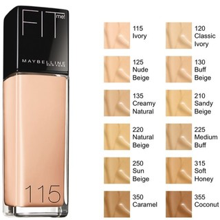 Beauty-Siam แท้ทั้งร้าน !! แบ่งขายรองพื้น MAYBELLINE NEW YORK FIT ME! FOUNDATION