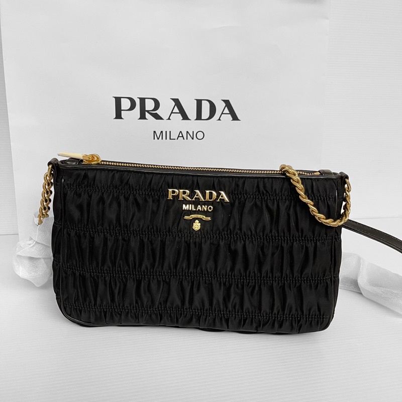 Prada Tessuto Gaufre’ Chain Bag 1BH152 (จ่ายส่วนที่เหลือ)