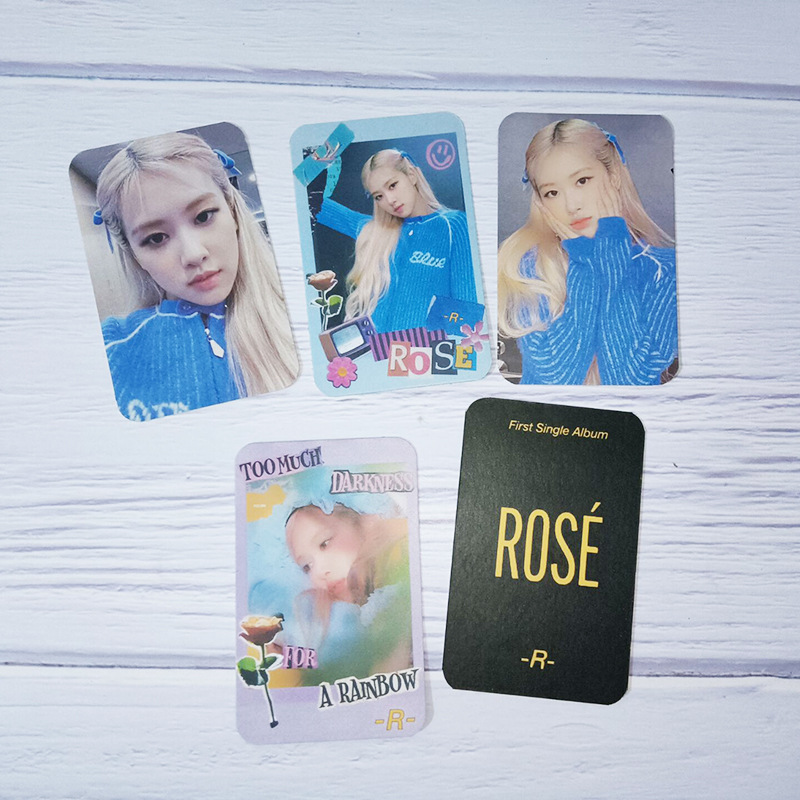 BLACKPINK ROSE photocards 2021 album R Postcard small card Shopee