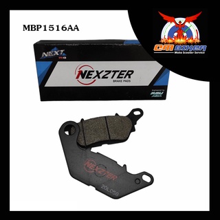 NEXZTER ผ้าเบรค สำหรับรถ R15, N-MAX155, M-Slaz, Spark, Mio125 รุ่น NEXT SPEC 1516AA