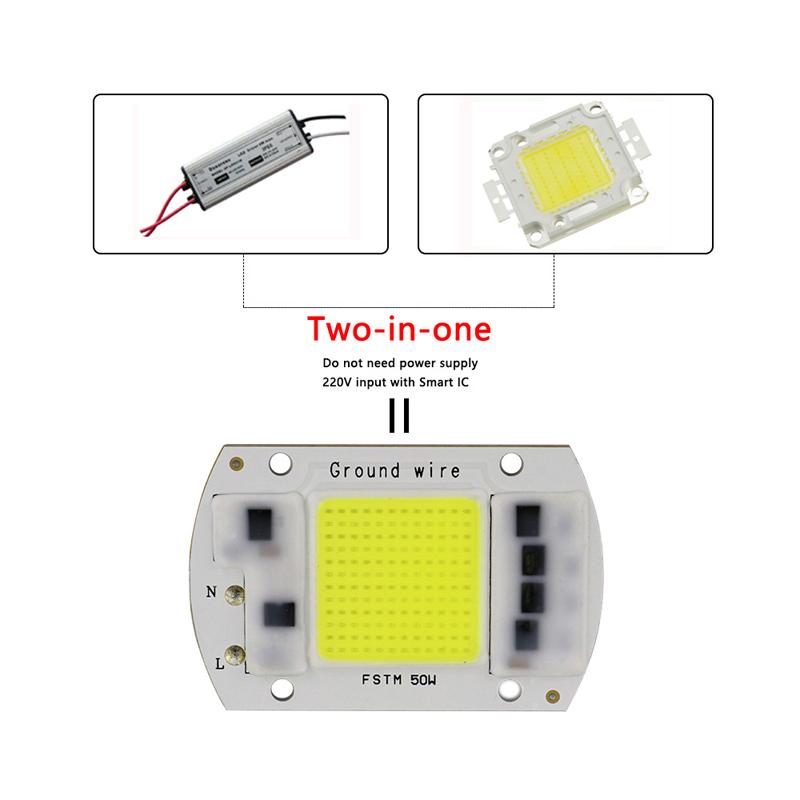 หลอดไฟ led 20 w/30 w/50 w ac 220 v อุปกรณ์เสริมสําหรับตกแต่งบ้าน