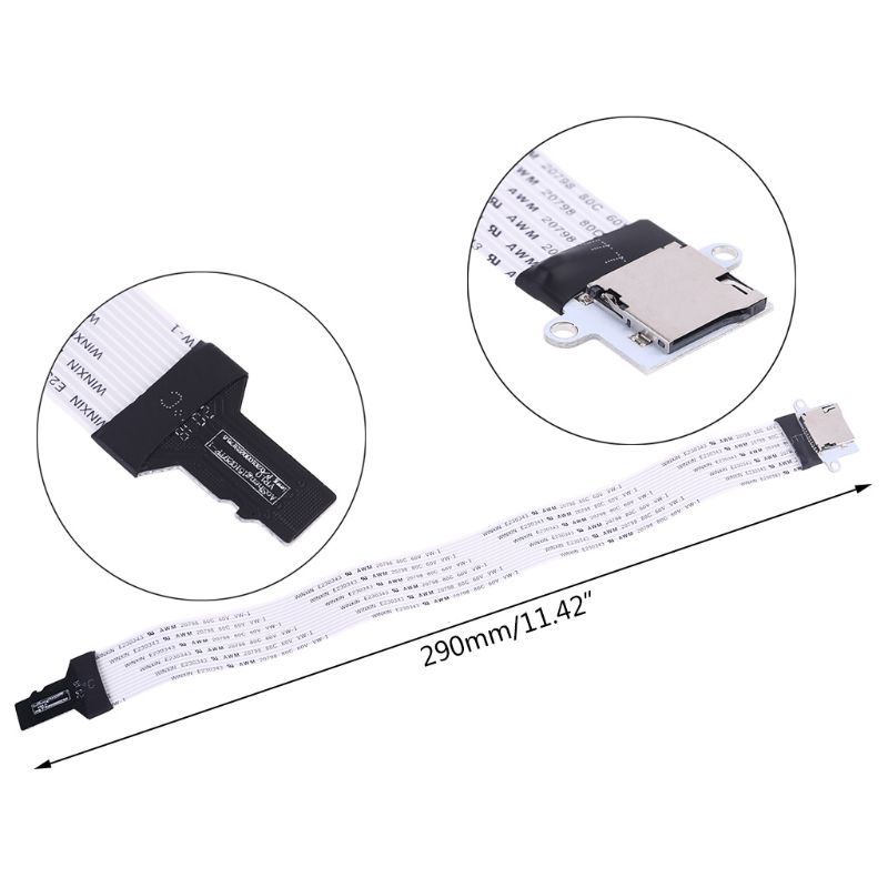 XU TF Male to SD Female Extension Cable Adapter Flat FPC Cable Extender