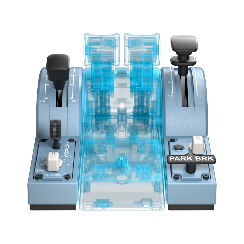 [พร้อมส่ง] ชุดเล่นเกม Thrustmaster TCA QUADRANT ADD ON AIRBUS Edition รองรับ PC (รับประกันศูนย์ไทย 1 ปี)