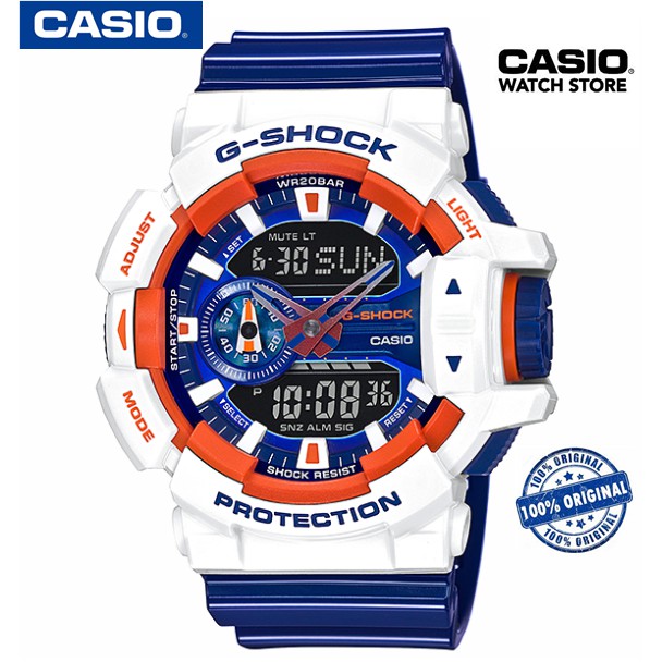 Casio G-shock รุ่น GA-400CS-7A  GA-400GB-1A9 นาฬิกาข้อมือสายเรซิ่น