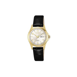 CITIZEN EQ0593-26A Leather Lady Watch Quartz