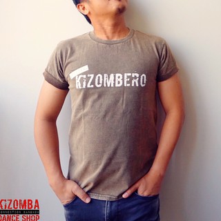 เสื้อยืดทรงตรง ใส่ได้ทั้งผู้ชายและผู้หญิง สกรีน Official KIZOMBEROS/ Kizomba unisex T-Shirt