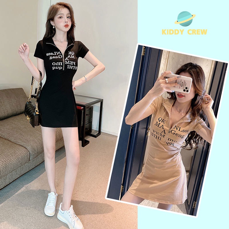 ชุดเดรสแบบน่ารักหวานๆๆ  ชุดเดรสน่ารัก เดรสรัดรูปแขนสั้นกระโปรงสั้นราคาน่ารักราคาขายส่งสินค้าพร้อมส่ง