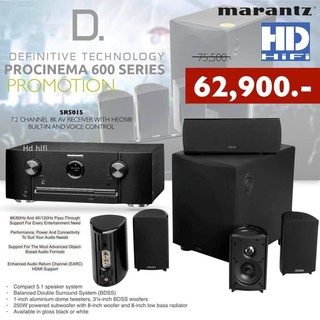 Marantz SR5015 + Definitive Procinema600 HomeTheater Set 5.1CH