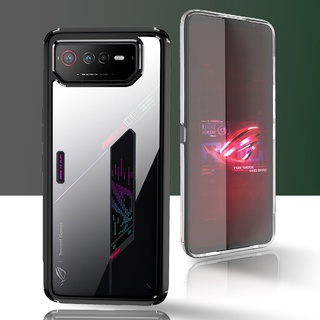 สําหรับ ASUS ROG Phone 6 เคส บางเฉียบ กันกระแทก กรอบ TPU นิ่ม อะคริลิคใส แข็ง เคสหลัง