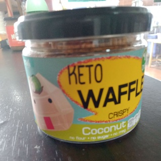 Keto waffle crispy (coconut)