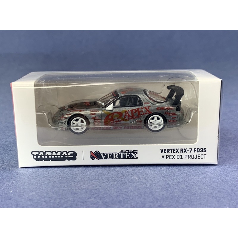 คันพิเศษ Vertex RX-7 FD3S A'Pex D1 Project Scale 1:64 ยี่ห้อ Tarmac Work