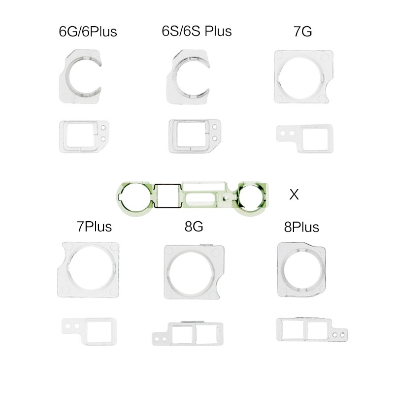 2 ชุด / ล็อต ด้านหน้า กล้อง พร็อกซิมิตี้ เซนเซอร์ พลาสติก แหวนยึด สําหรับ iPhone 5 5S 5C 6 6S 7 8 Plus X XR XS กล้อง ฝาครอบ พลาสติก