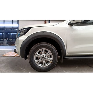 คิ้วล้อ Navara np300 2021 2022  6" หมุด ยกสูง ตัวเตี้ย แค๊ป 4ประตู caliber สีดำด้าน สำหรับโฉมใหม่ล่าสุด A