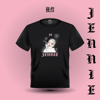 BUBBUF เสื้อยืด fruit of the loom สกรีน ลาย jennie blackpink how you like that