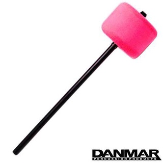 Danmar® หัวกระเดื่องกลอง ตุ้มกระเดื่อง แบบสักหลาดสี ก้านดำ รุ่น 206CK (Bass Drum Peal Beater) ** Made in USA **