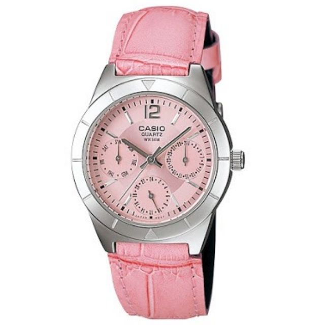 นาฬิกาข้อมือผู้หญิง CASIO สายหนัง รุ่น LTP-2069L (4A) 👉🏼ของแท้💯%👈