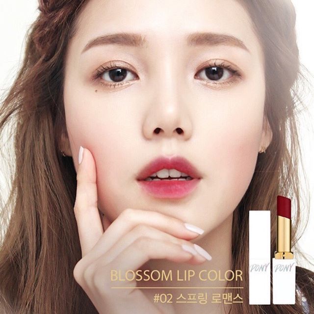 (ของแท้/พร้อมส่ง) Pony Blossom Lip Color #2 #Spring Romance
