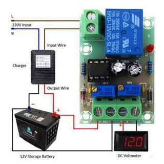 Xh-m601 บอร์ดควบคุมการชาร์จ 12V