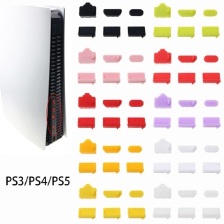 Capa ชุดปลั๊กซิลิโคน กันฝุ่น อินเตอร์เฟซ USB RJ45 สําหรับเกมคอนโซล PS3 6 ชิ้น