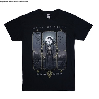 คอลูกเรือเสื้อยืดคอกลมเสื้อยืด พิมพ์ลาย My Dying Bride Macabre Cabaret Band สําหรับเจ้าสาว ไซซ์ Mผ้าฝ้ายแท้