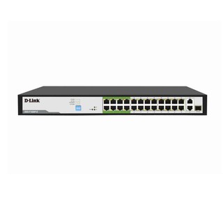 DLINK SWITCH &amp; ROUTER DLINK , SWITCH UNMANAGED PoE 250m. Model : DES-F1026P-E