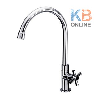 EC-01-511-50 ก๊อกซิงค์เดี่ยว ติดบนเคาน์เตอร์ Deck Mounted Kitchen Sink Cold Water Faucet series ALPHA KARAT FAUCET