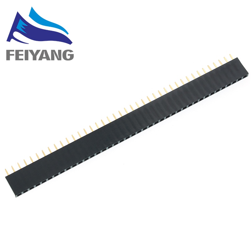 Paimu แถบเชื่อมต่อ PCB แถวเดียว ตัวเมีย 40 Pin 2.54 มม. 10 ชิ้น