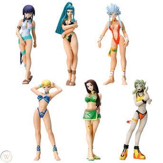 Yujin Japan 2006 : GXP / Tenchi Muyo! - SR series Gashapon Figure - Noike Kamiki Jurai /Kiriko Masaki/AMANE KAUNAQ/Eruma