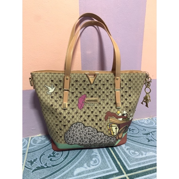 กระเป๋าสะพาย ทรงช๊อปปิ้ง แบรนด์ อิชิกาเด้นท์(Aisikadan) Shopee Thailand