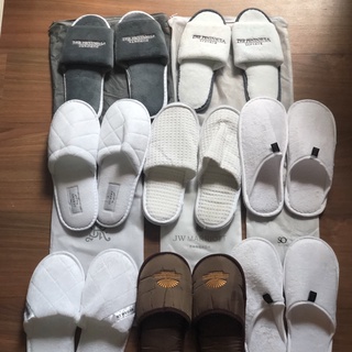 รองเท้าแตะจากโรงแรมชื่อดัง เช่น Mandarin Oriental , Peninsula , St.Regis รองเท้าแตะใส่ในบ้าน รองเท้าสลิปเปอร์ Slippers