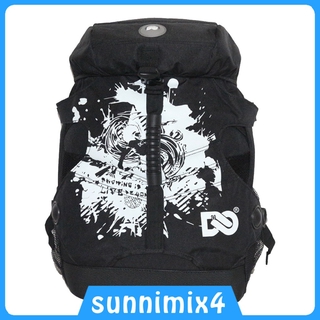 [H₂Sports&amp;Fitness] Sports Backpack for Roller Skate Inline Speed Ice Skates Skating Shoes Bag