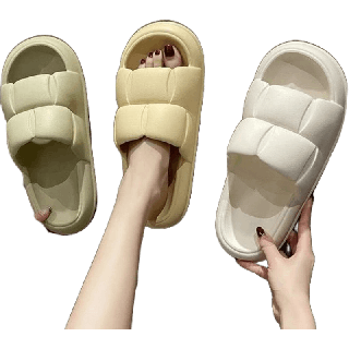 SY-SHOE899  รองเท้า รองเท้าแตะ รองเท้าใส่ในบ้าน รองเท้าเพื่อสุขภาพ ยางEVA ลายกลีบดอกไม้ พื้นหนา3cm (NO.6608)