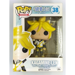 Funko Pop Rock Crypton - Kagamine Len #38 (กล่องมีตำหนินิดหน่อย + กล่องเก่า)