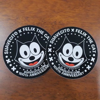 Sticker Suavecito x Felix the Cat Limited Edition 1 ชุด 2 ชิ้น ของแท้‼️