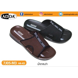 Adda รองเท้าแตะผู้ชาย แอดด้า หน้าผ้า เบอร์ 39-45 7J05